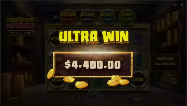 Piggy Bank Bonanza — ekran Ultra Win $4,400